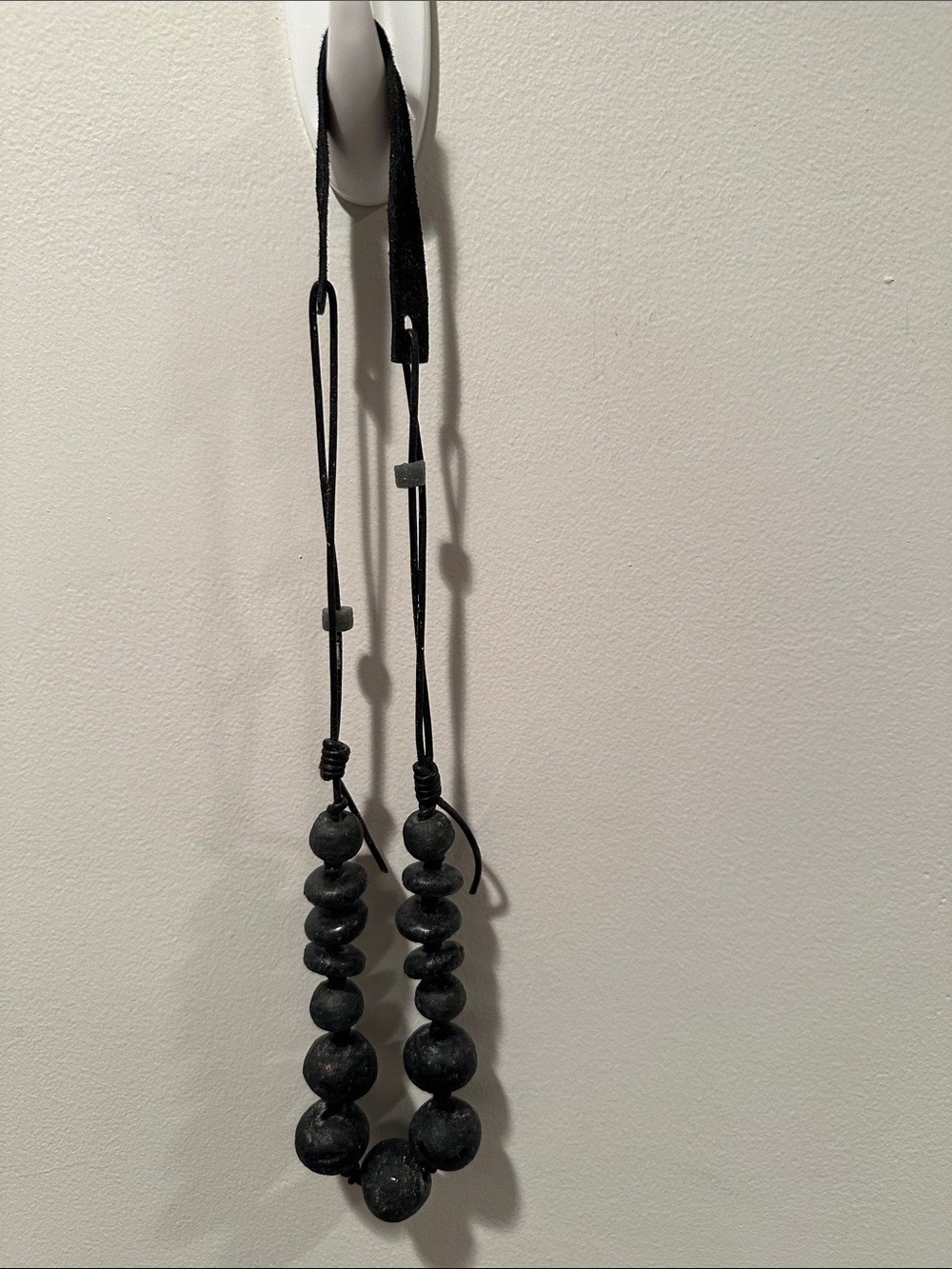 Twine & Twig Black Bead Statement Necklace - Women Accessories